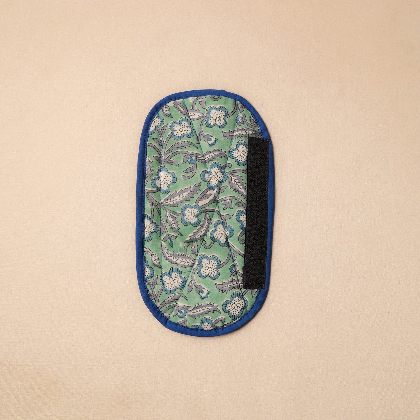 Buy Green Handmade Cotton Fridge Handle Cover