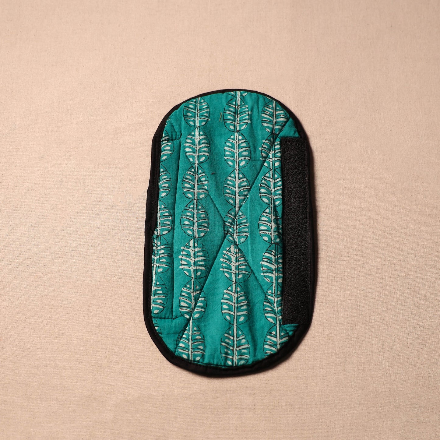 Buy Handmade Cotton Green Fridge Handle Cover 117