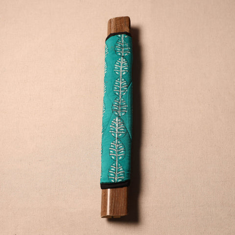 Buy Handmade Cotton Green Fridge Handle Cover 117