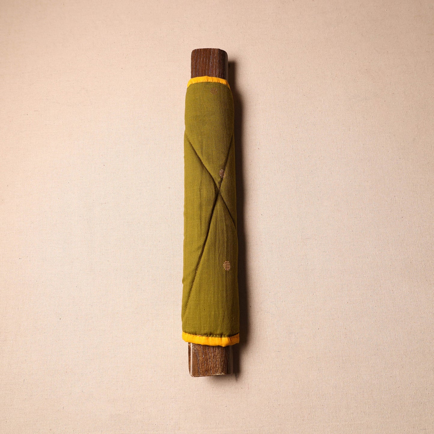 Buy Handmade Cotton Green Fridge Handle Cover