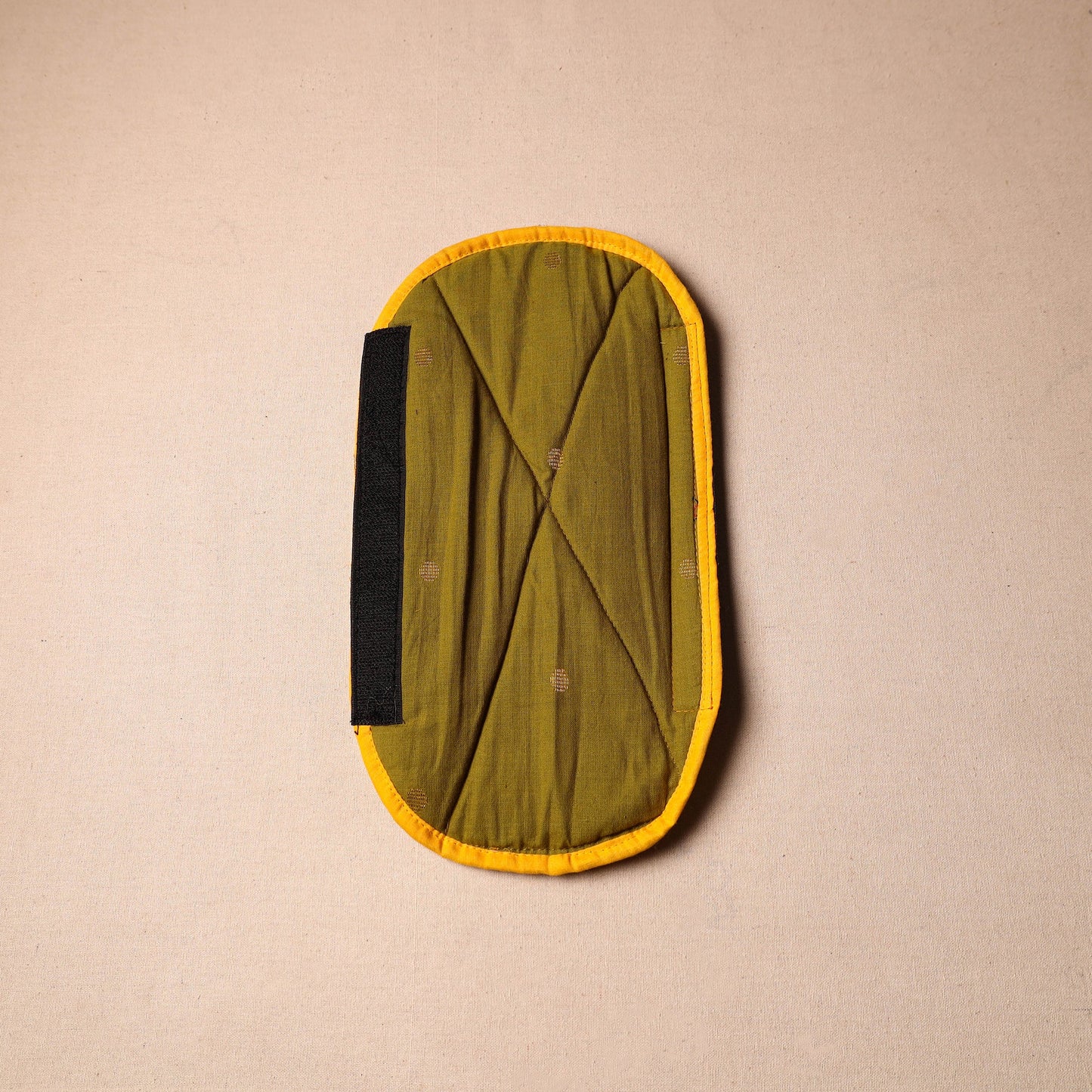 Buy Handmade Cotton Green Fridge Handle Cover