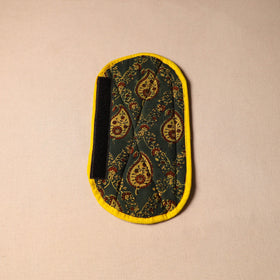 Green - handmade cotton fridge handle cover 23 - handcrafted