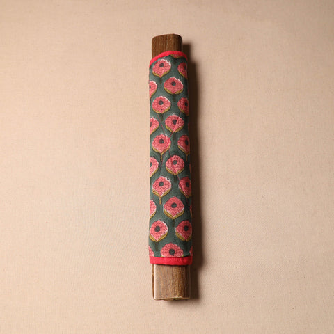 Green - handmade cotton fridge handle cover 25 - handcrafted