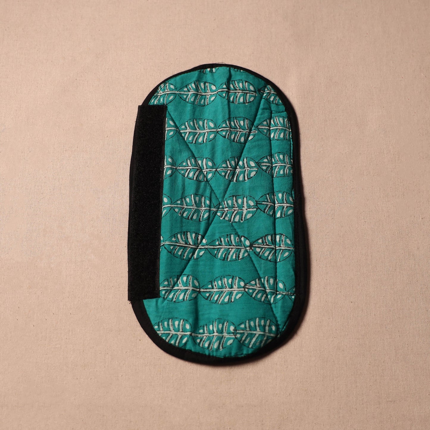 Buy Handmade Cotton Green Fridge Handle Cover 26