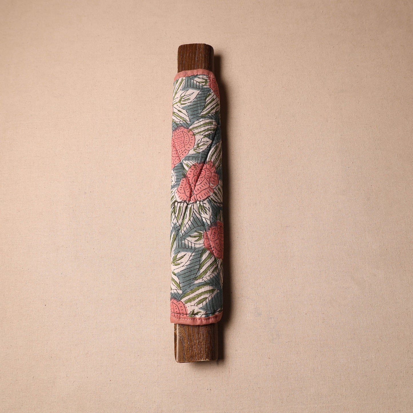 Buy Handmade Cotton Green Fridge Handle Cover