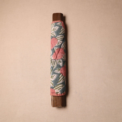 Buy Handmade Cotton Green Fridge Handle Cover