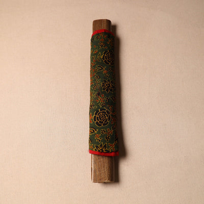 Green - handmade cotton fridge handle cover 55 - handcrafted