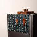 Green - handmade cotton fridge top cover with multiple