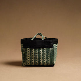  Green Handmade Cotton Multipurpose Cosmetic/Toiletry Bag