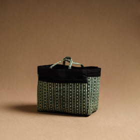  Green Handmade Cotton Multipurpose Cosmetic/Toiletry Bag