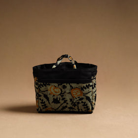  Green Handmade Cotton Multipurpose Cosmetic/Toiletry Bag