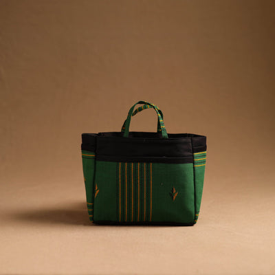  Green Handmade Cotton Multipurpose Cosmetic/Toiletry Bag