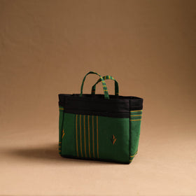  Green Handmade Cotton Multipurpose Cosmetic/Toiletry Bag