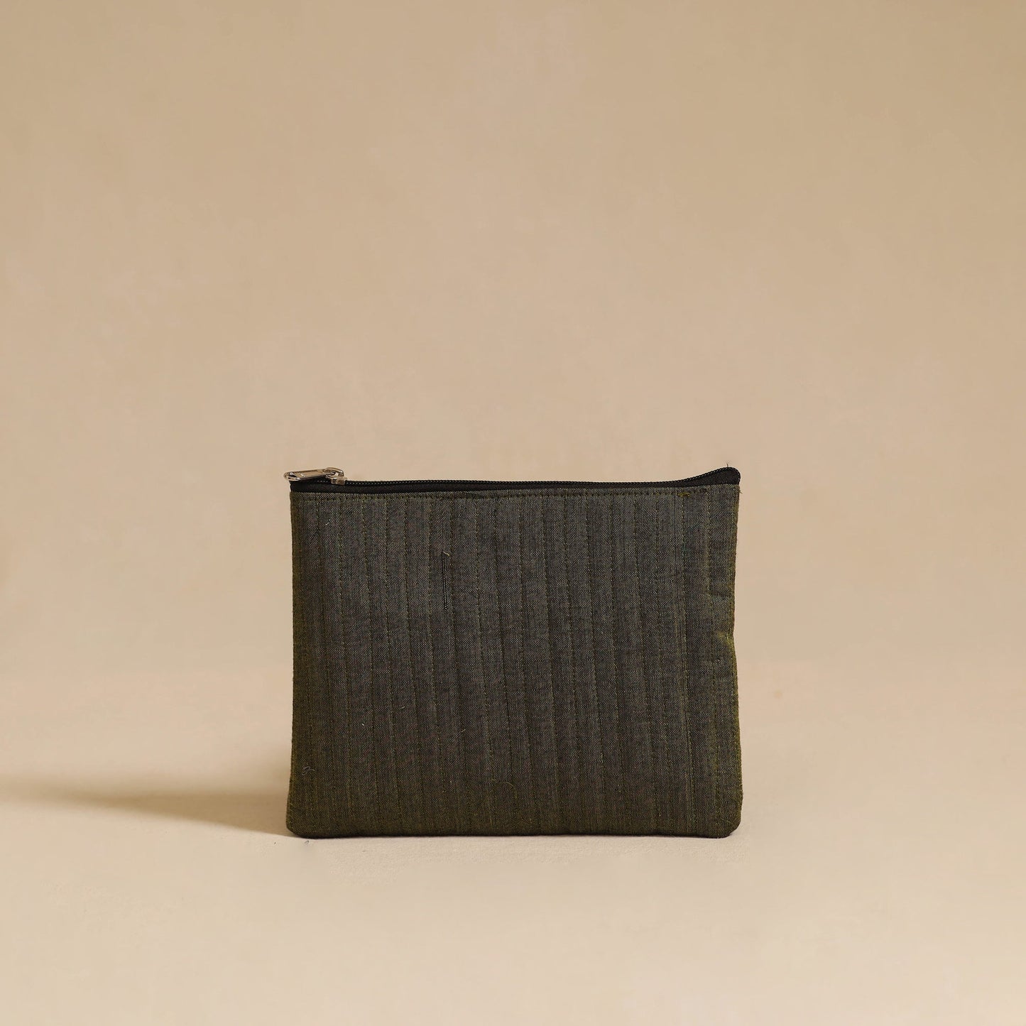 Buy Green Handmade Cotton Utility Pouch Set