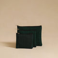 Buy Green Handmade Cotton Utility Pouch Set