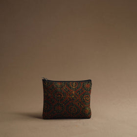 Green - handmade cotton multipurpose utility pouches (set