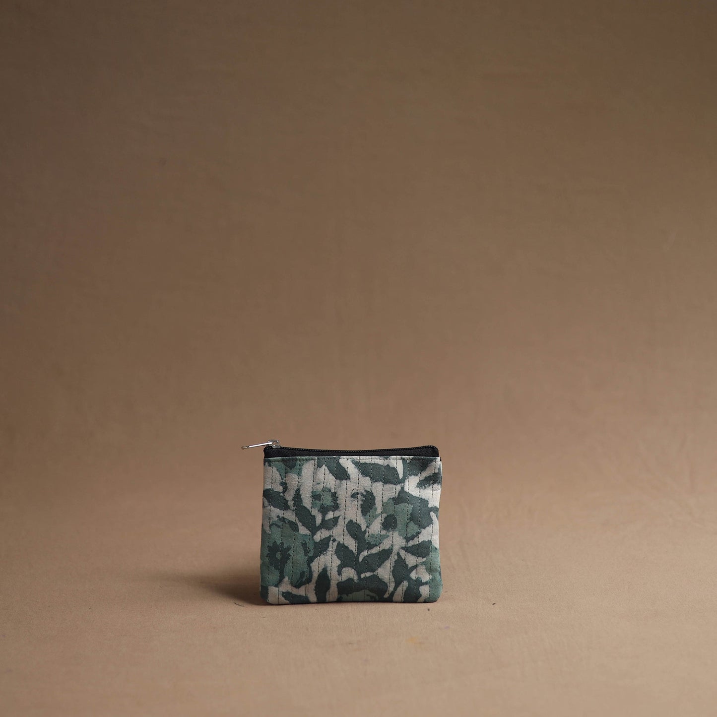 Green - handmade cotton multipurpose utility pouches (set