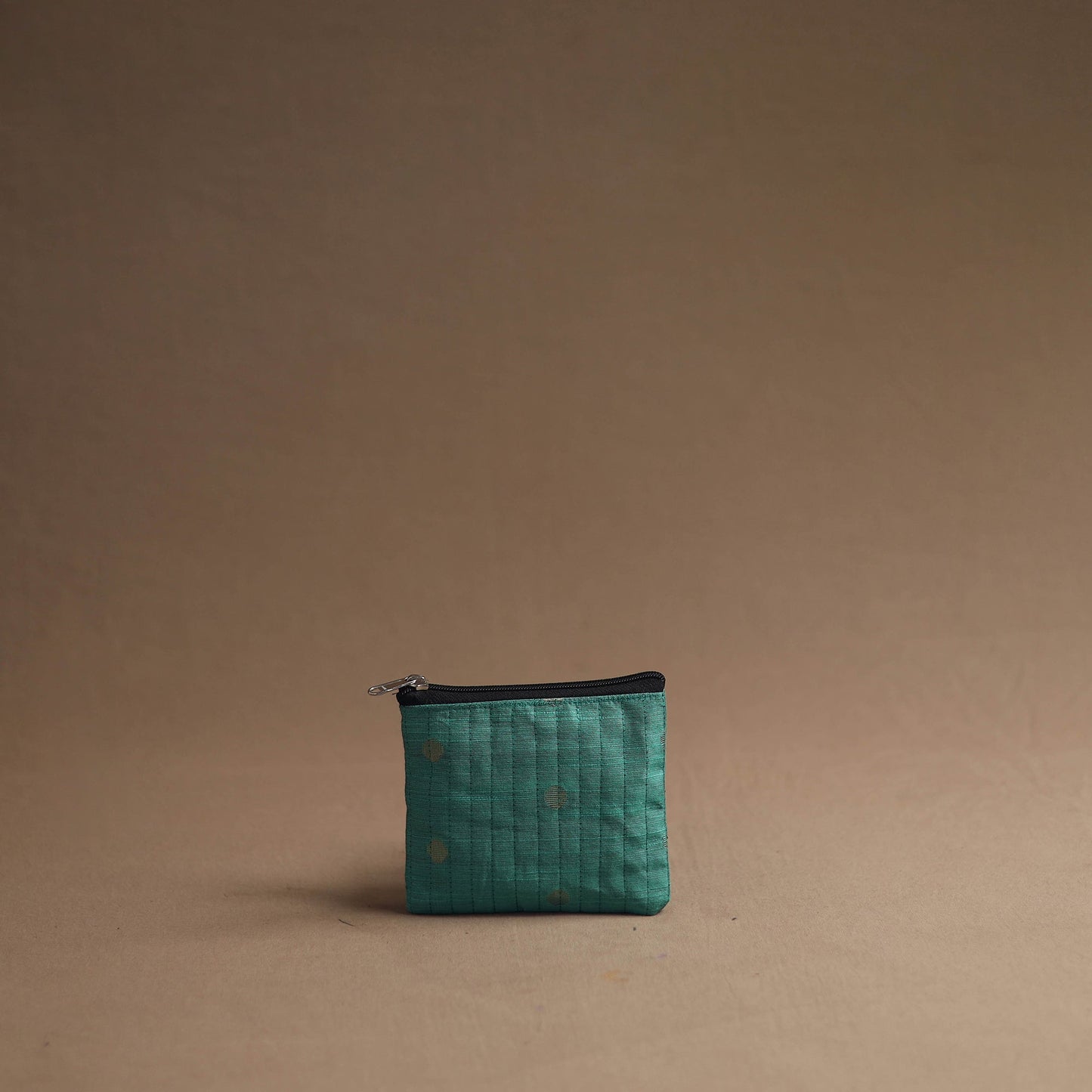 Green - handmade cotton multipurpose utility pouches (set