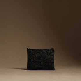 Green - handmade cotton multipurpose utility pouches (set