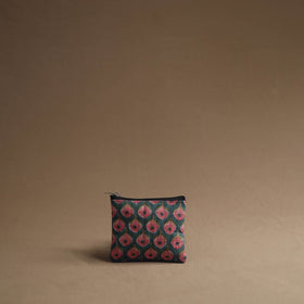 Green - handmade cotton multipurpose utility pouches (set