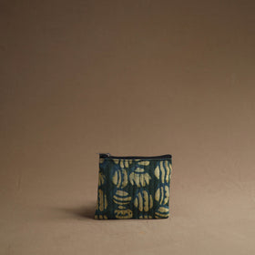 Green - handmade cotton multipurpose utility pouches (set