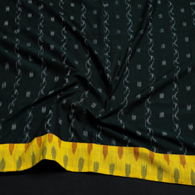 Buy Green Handmade Cotton Sambalpuri Ikat Blouse Piece