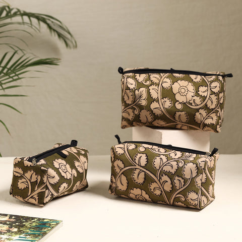  Handmade Cotton Toiletry Bags (Set of 3) 68 