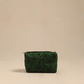  Green Handmade Cotton Toiletry Pouch 
