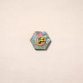 Handmade fabart jute magnet 15 - handcrafted