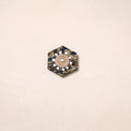 Handmade fabart jute magnet 04 - handcrafted