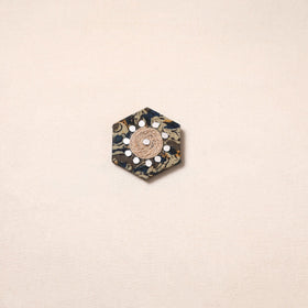 Handmade fabart jute magnet 04 - handcrafted