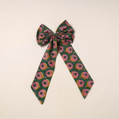 Handmade Fabric Bow Hair Clip