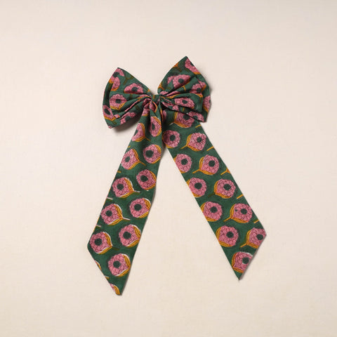 Handmade Fabric Bow Hair Clip