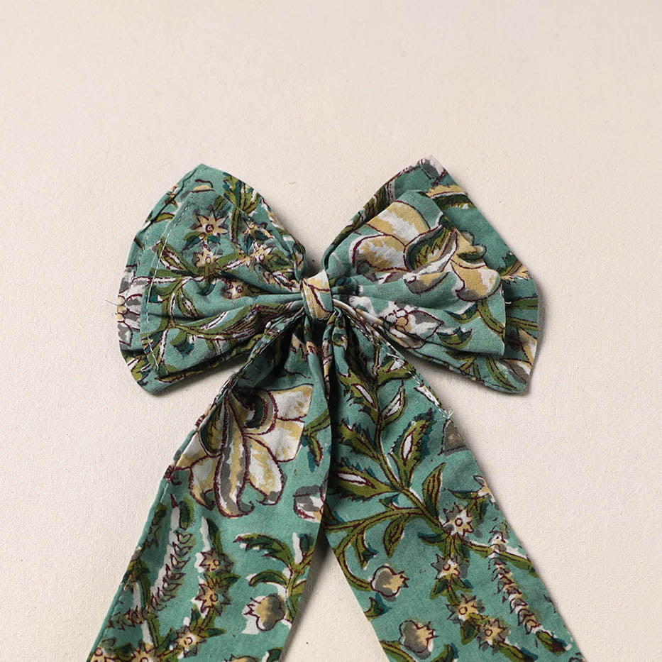 Handmade Fabric Bow Hair Clip