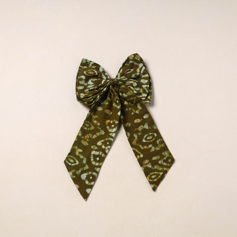 Handmade Fabric Bow Hair Clip