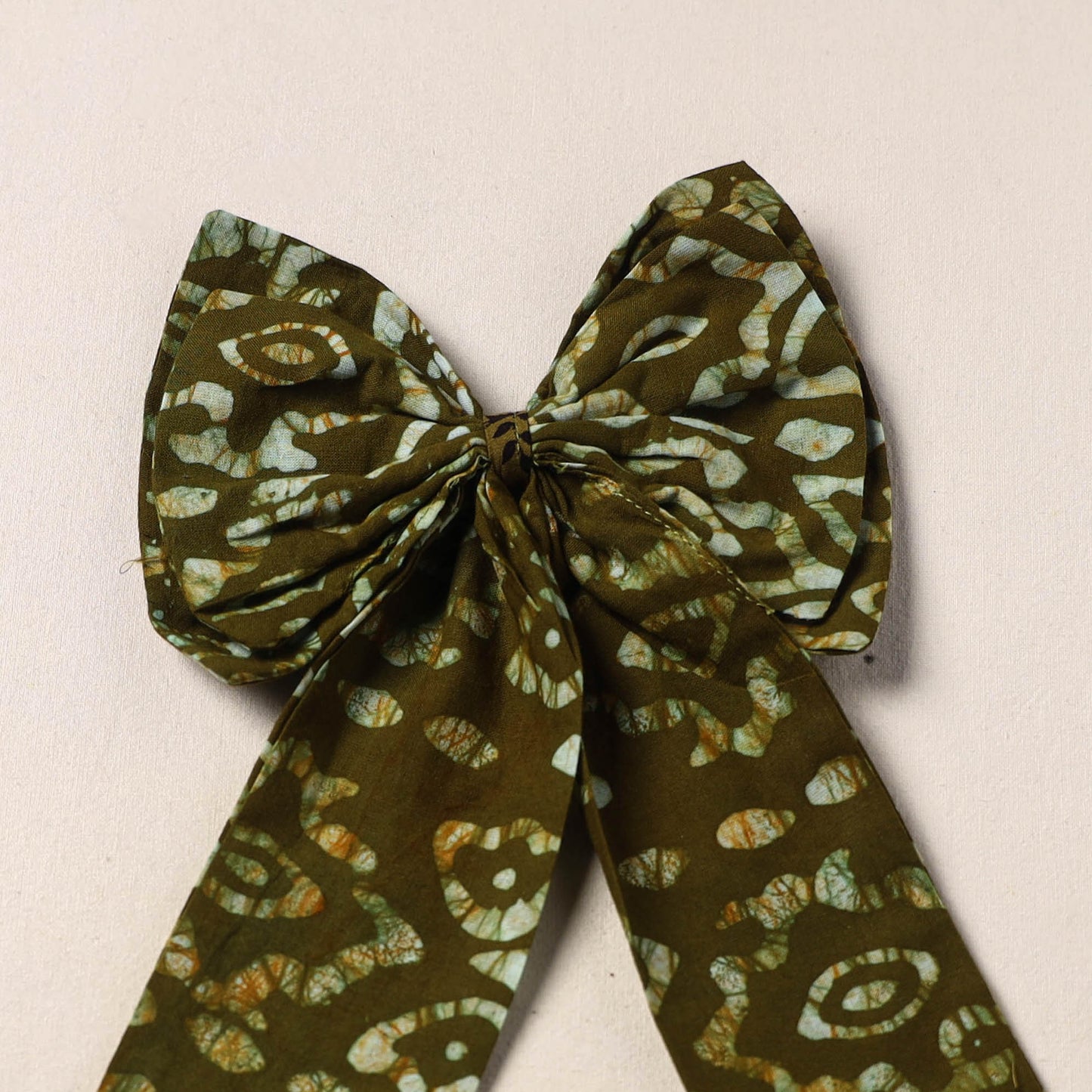 Handmade Fabric Bow Hair Clip