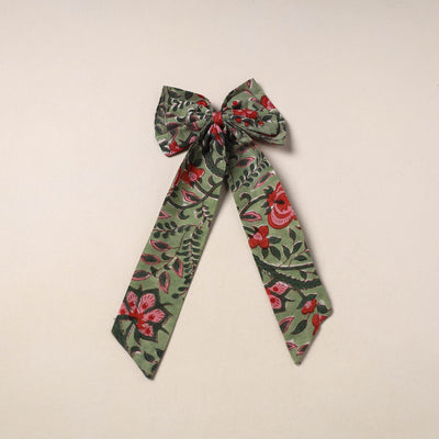 Handmade Fabric Bow Hair Clip