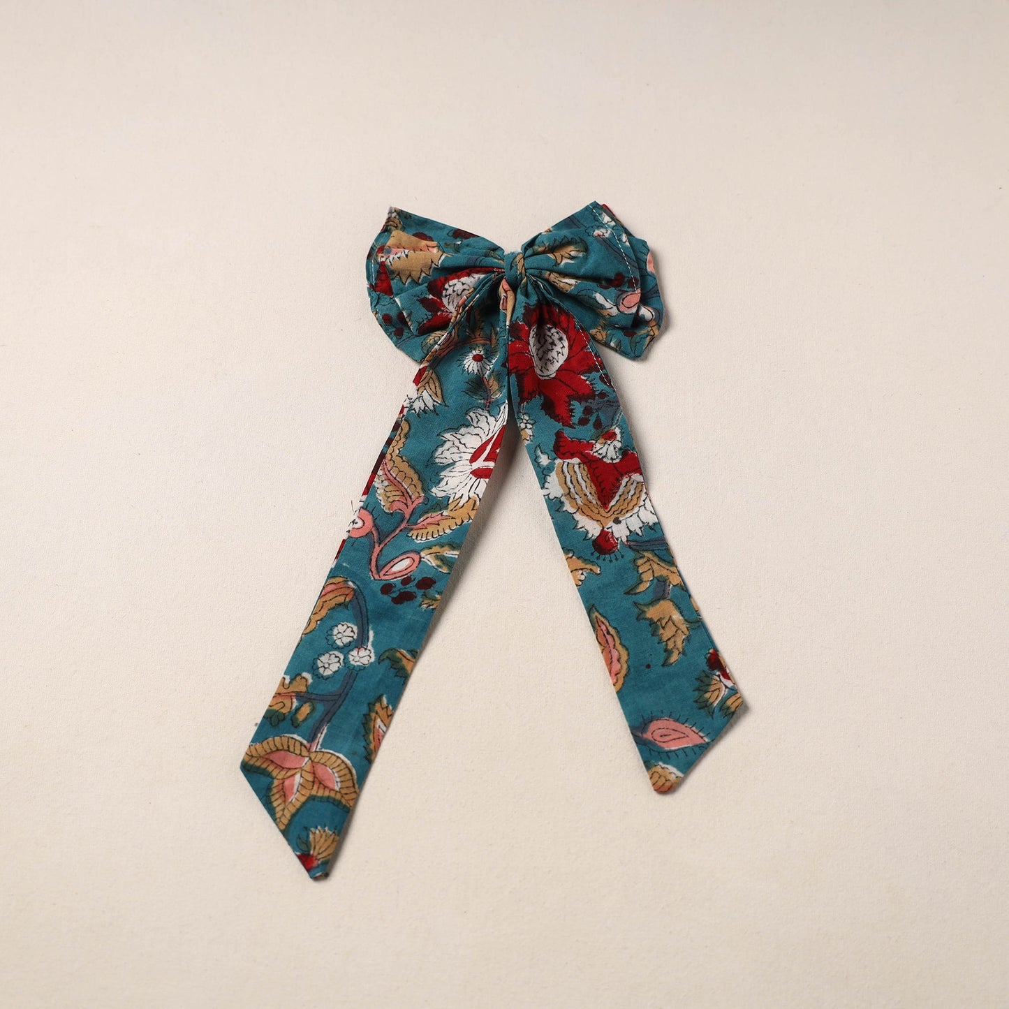 Handmade Fabric Bow Hair Clip