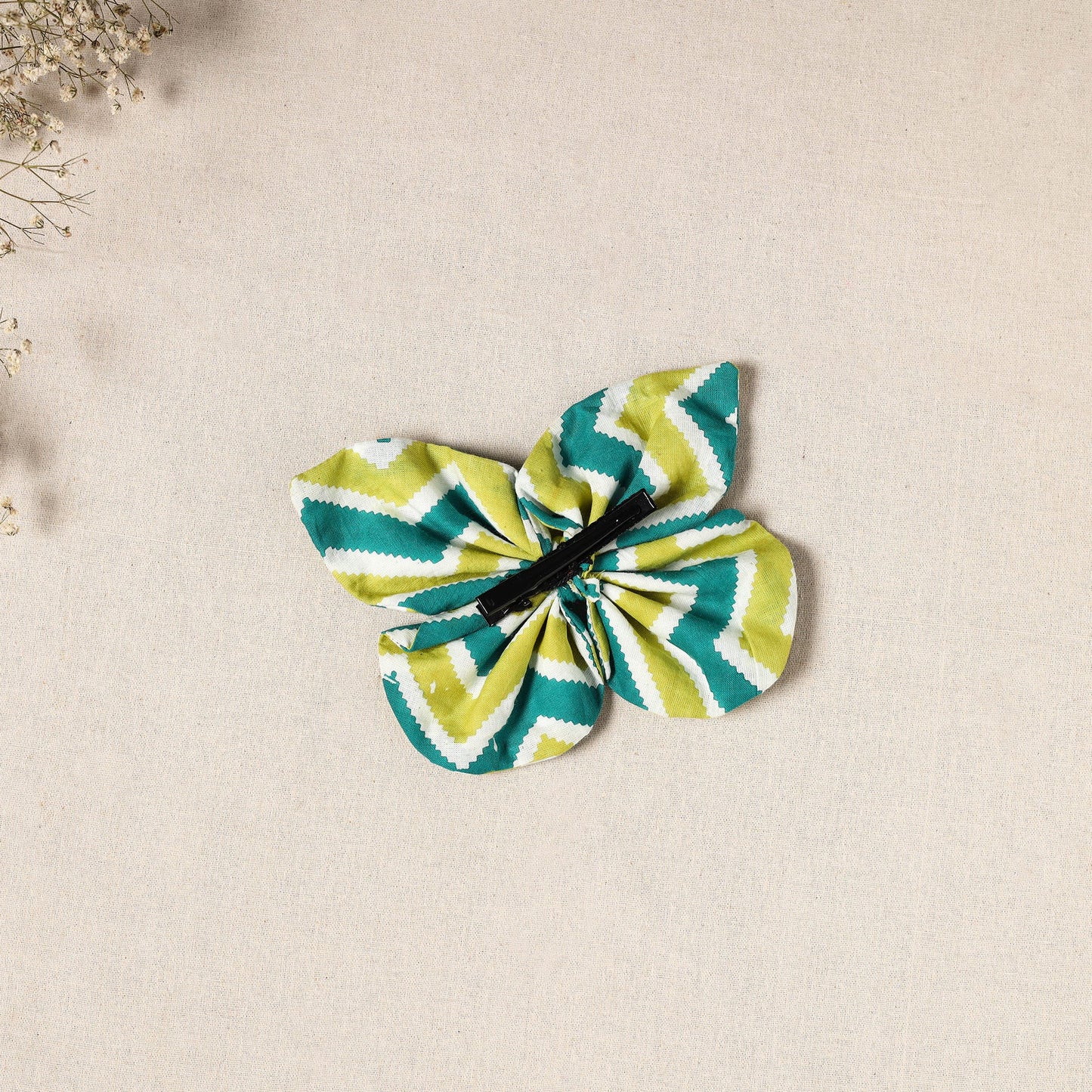  Handmade Fabric Butterfly Hair Clip 