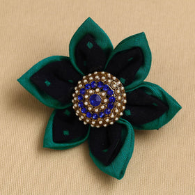  Handmade Fabric Flower Hair Clip Online in India