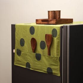 Handmade fridge top cover with multiple pockets 13