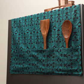 Handmade fridge top cover with multiple pockets 19