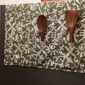 Handmade fridge top cover with multiple pockets 33