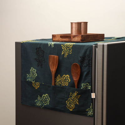 Handmade fridge top cover with multiple pockets 41