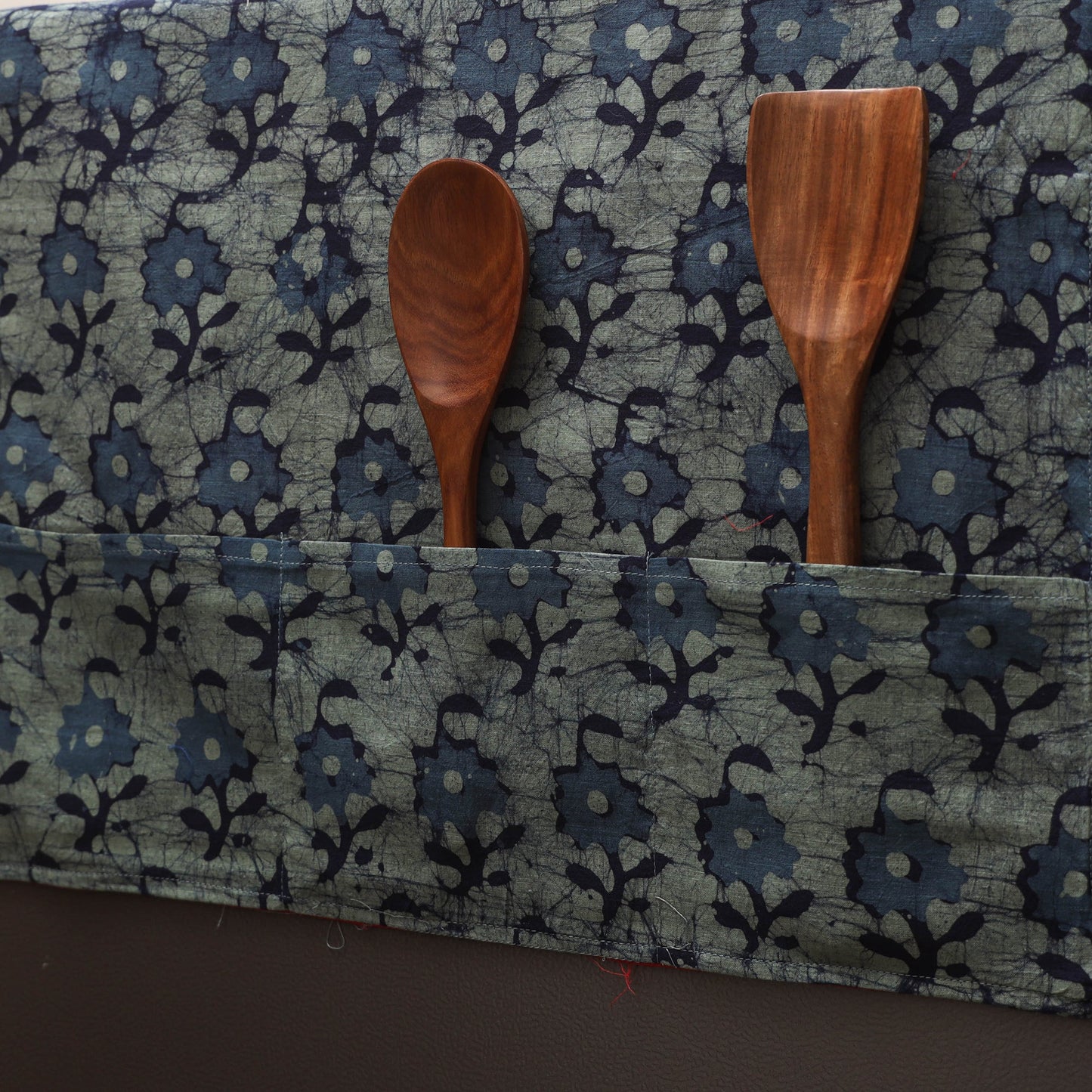 Handmade fridge top cover with multiple pockets 43