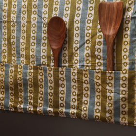 Handmade fridge top cover with multiple pockets 52