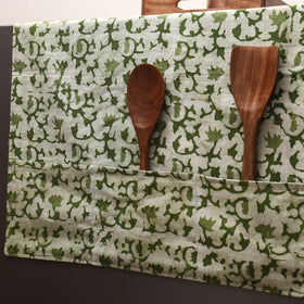 Handmade fridge top cover with multiple pockets 56
