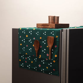 Handmade fridge top cover with multiple pockets 70