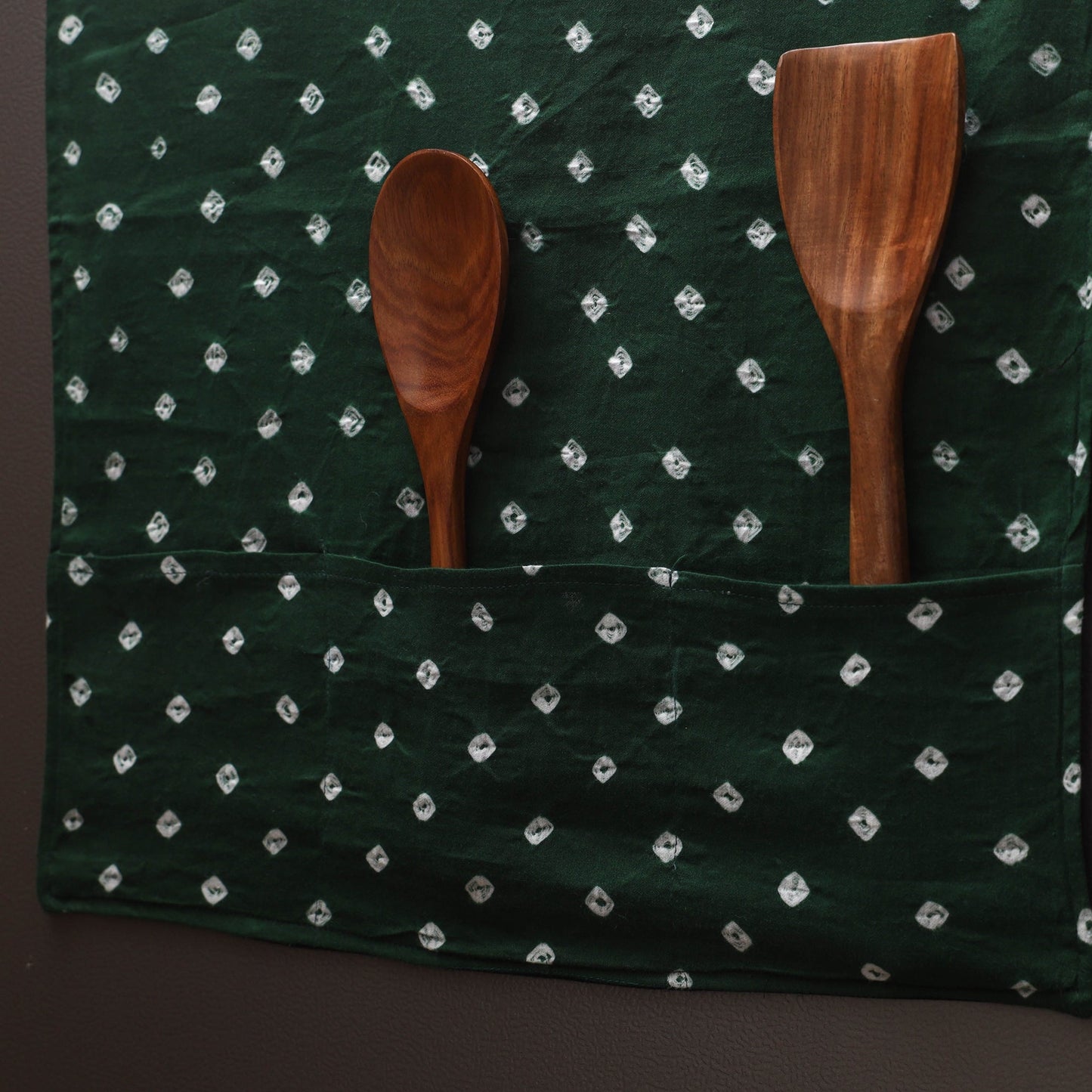 Handmade fridge top cover with multiple pockets 88