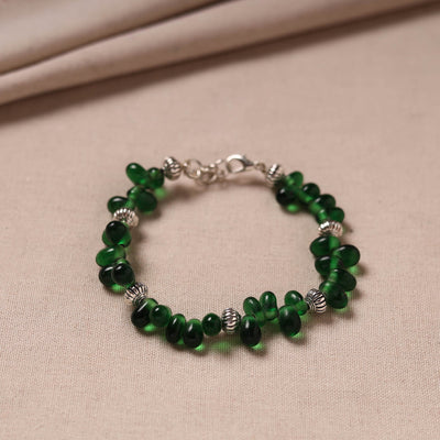 Buy Handmade German Silver Beaded Bracelet 